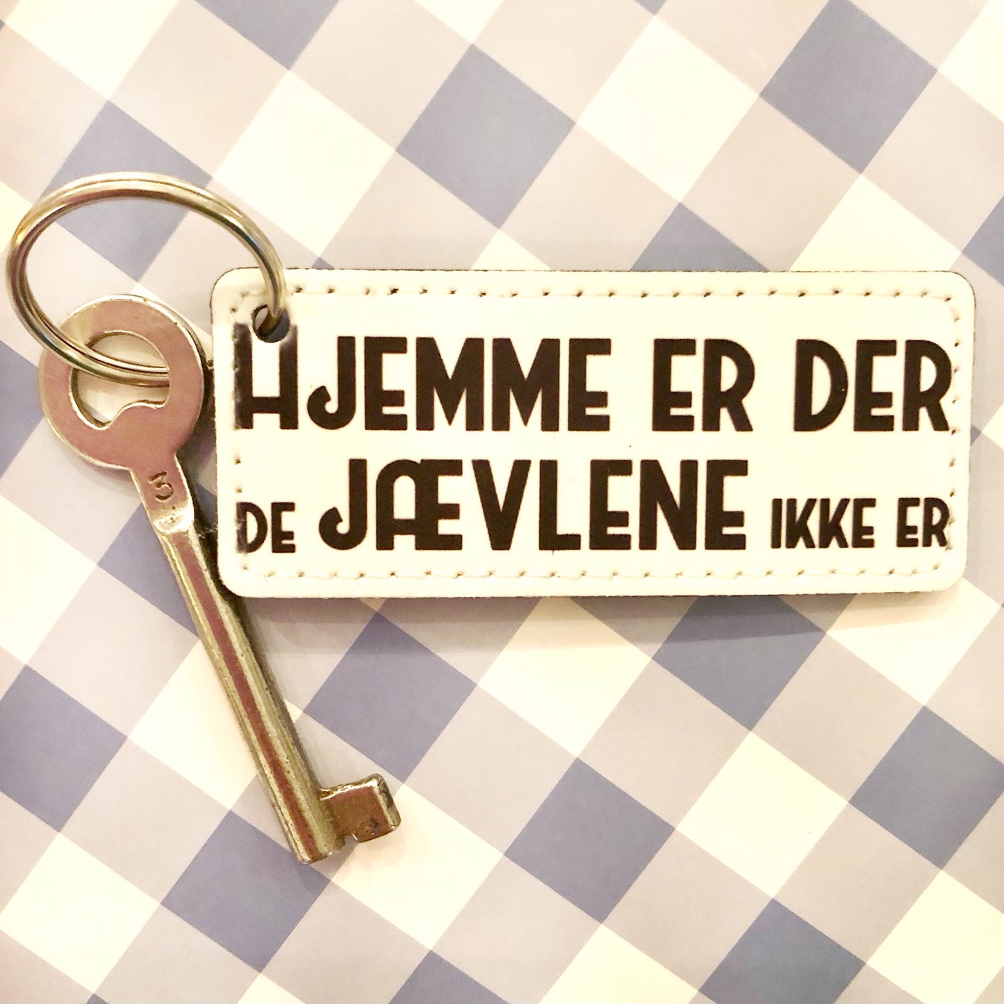 Nøkkelring: Hjemme er der de jævlene ikke er