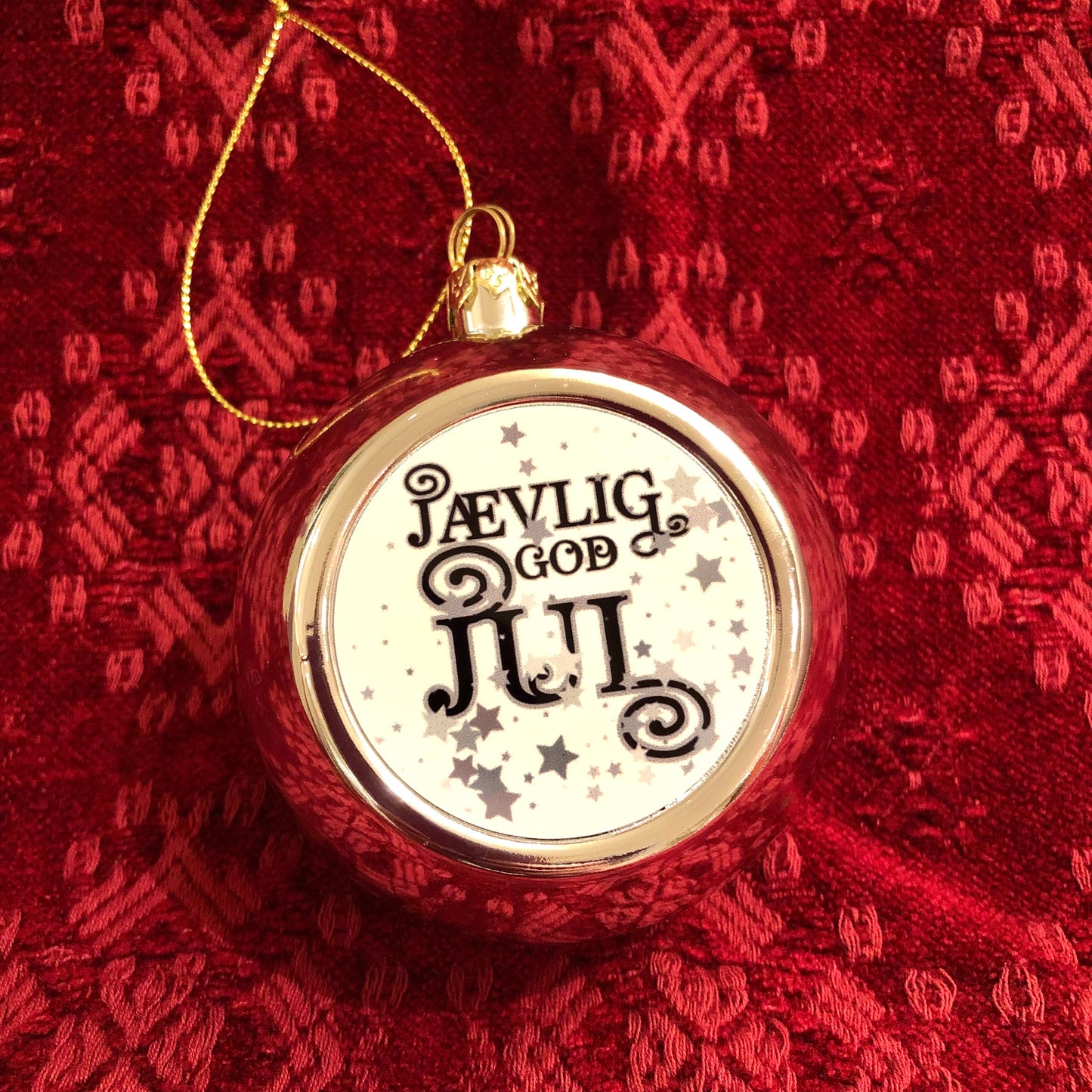 Julekule: Jævlig god jul (sølv)