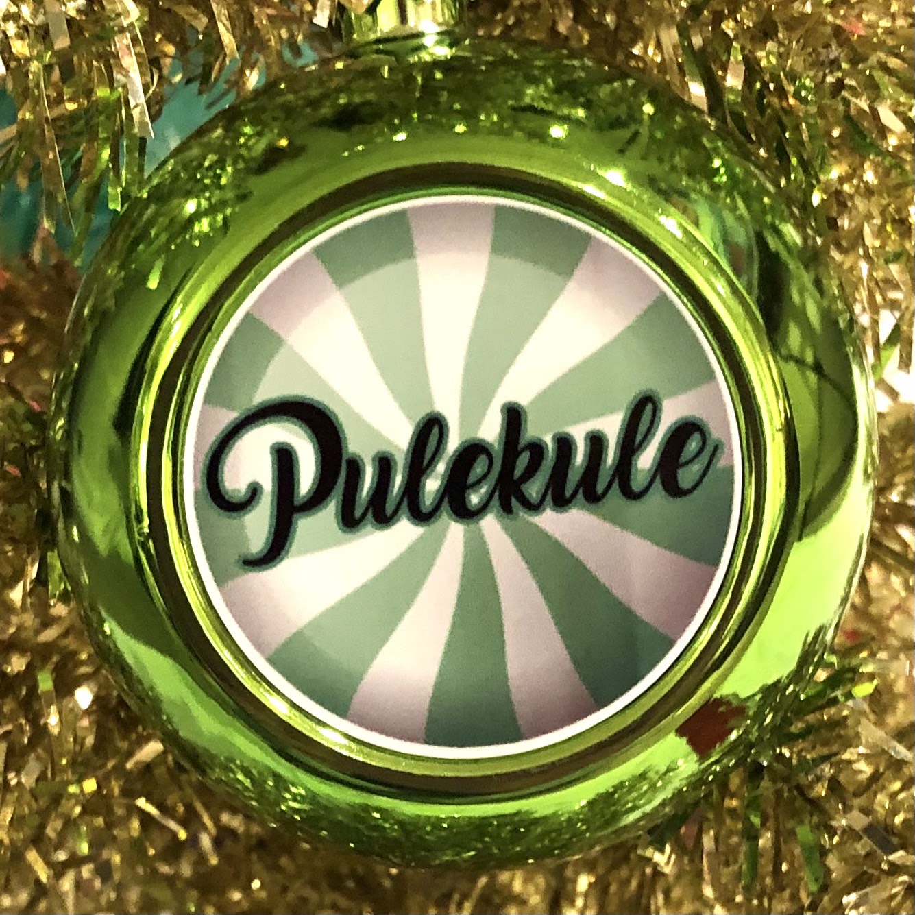 Julekule: Pulekule (grønn)