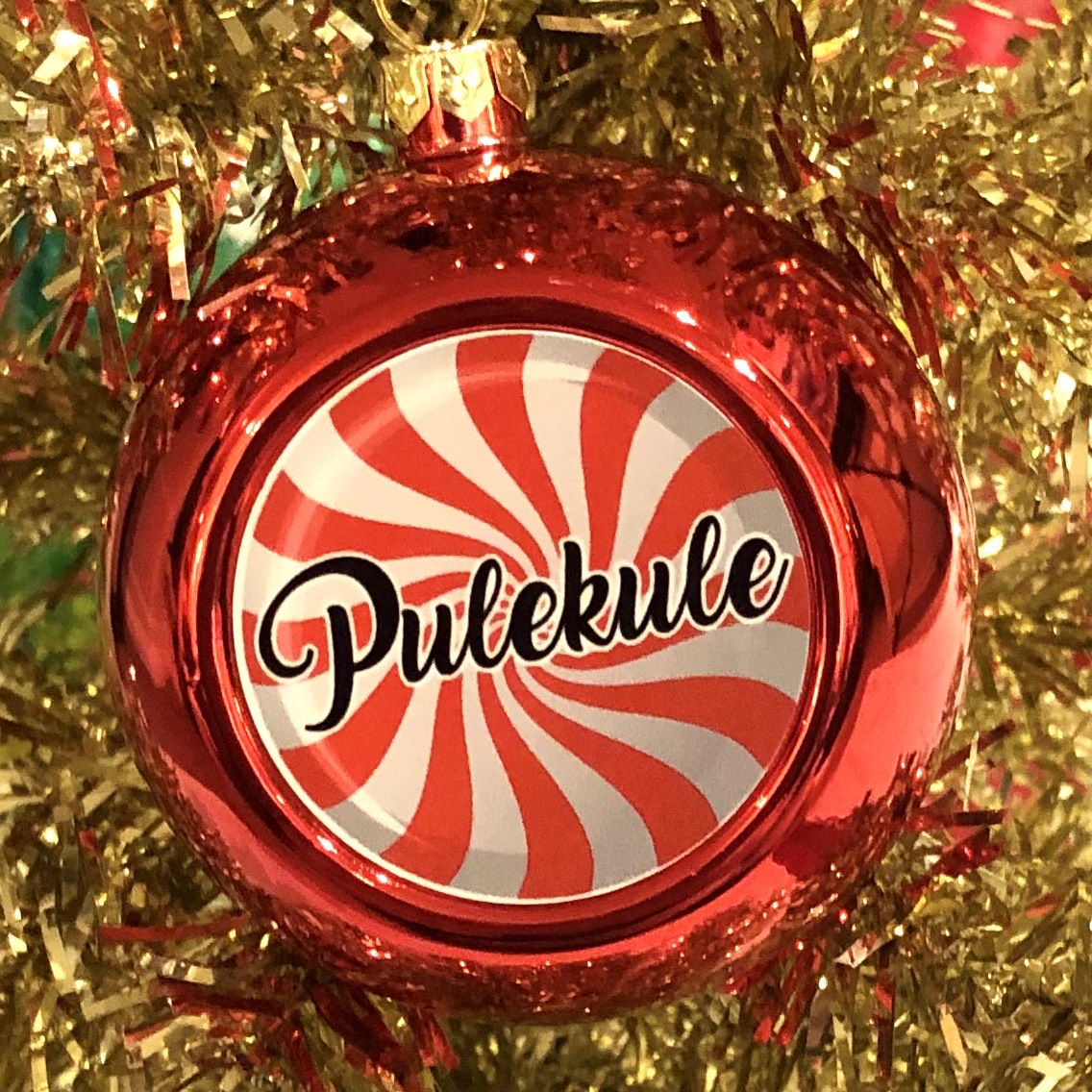 Julekule: Pulekule (rød)