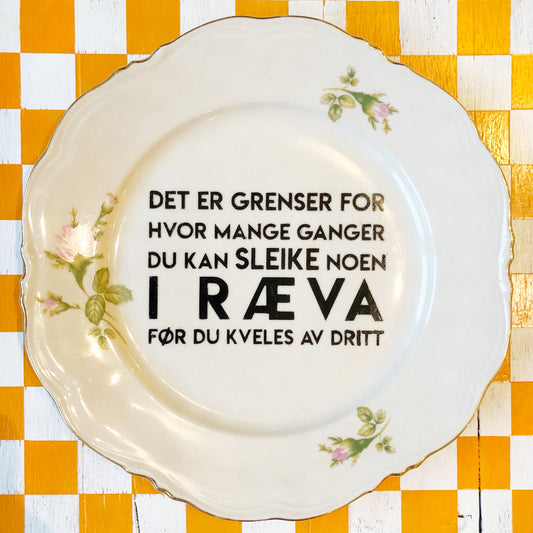 Det er grenser for hvor mange ganger du kan sleike noen i ræva før du kveles av dritt