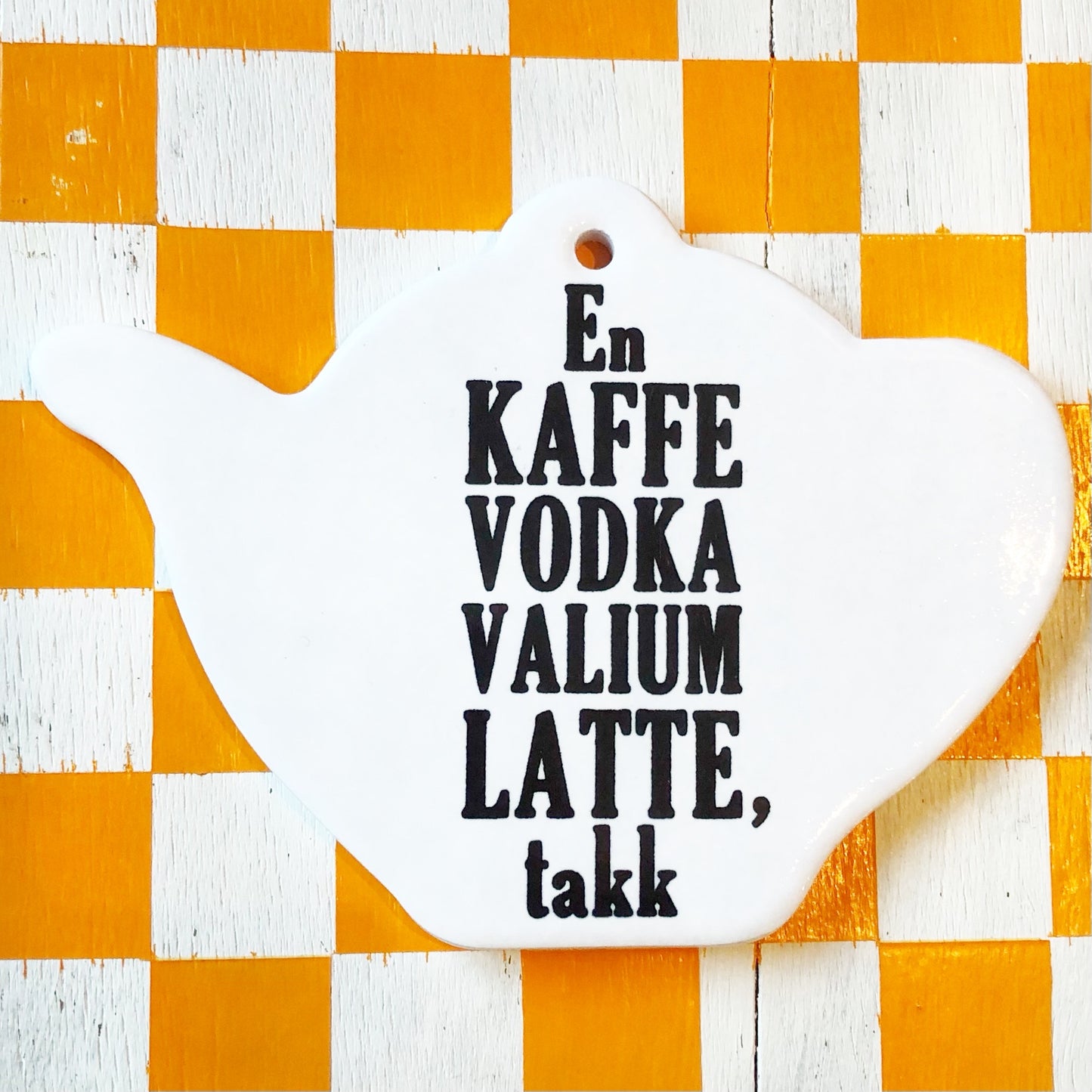 En kaffe vodka valium latte, takk