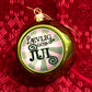 Julekule: Jævlig god jul (grønn)