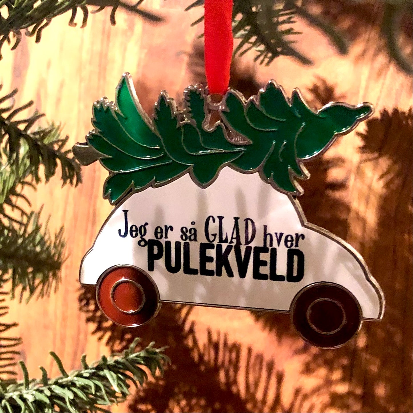 Juletrepynt: Jeg er så glad hver pulekveld