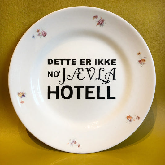 Dette er ikke no‘ jævla hotell