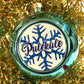 Julekule: Pulekule (blå)